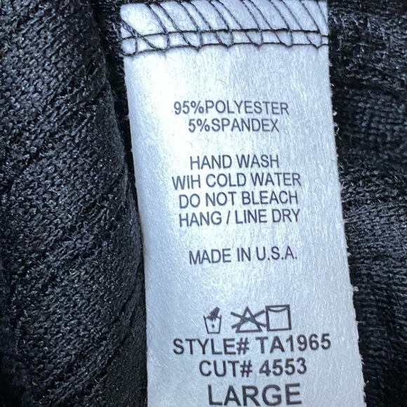 Bombom Soft Knit Neutral Color Block Top Size L NWT Made in USA - Picture 6 of 6